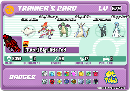 [Tutor] Big Little Ted Card otPokemon.com