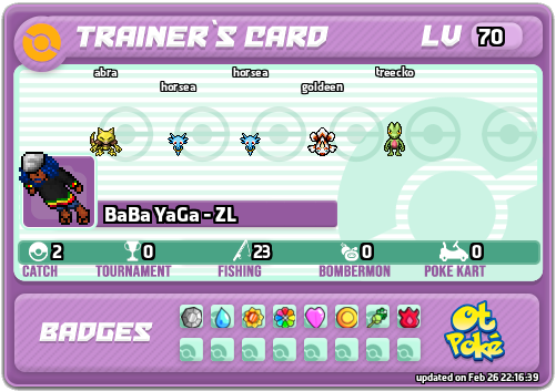 BaBa YaGa - ZL Card otPokemon.com