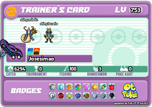 Josesimao Card otPokemon.com
