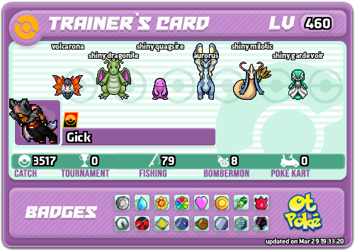 Gick Card otPokemon.com
