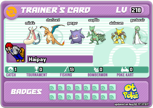 Haipay Card otPokemon.com