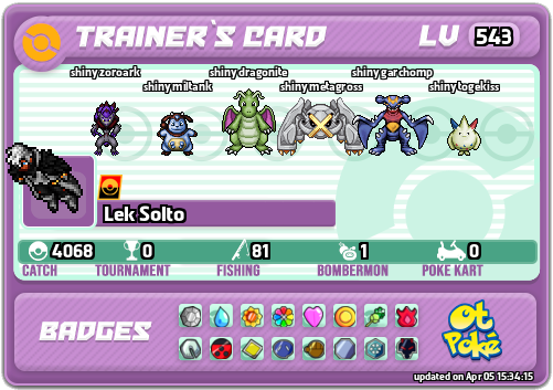 Lek Solto Card otPokemon.com