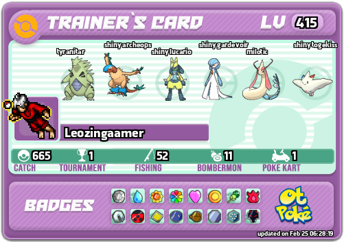 Leozingaamer Card otPokemon.com