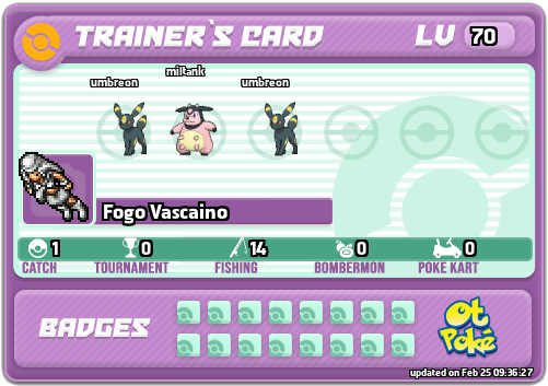 Fogo Vascaino Card otPokemon.com