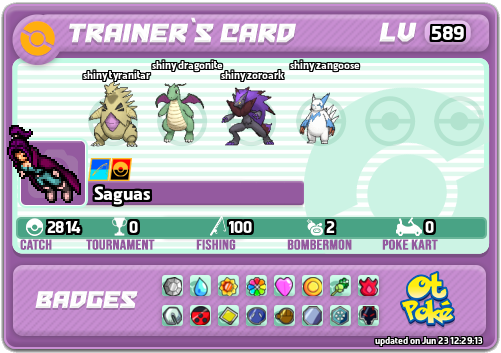 Saguas Card otPokemon.com
