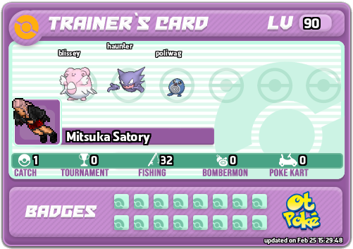 Mitsuka Satory Card otPokemon.com