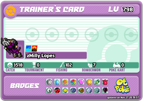zMilly Lopes Card otPokemon.com