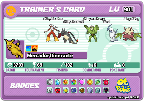Mercador Itinerante Card otPokemon.com