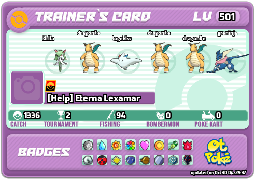 [Help] Eterna Lexamar Card otPokemon.com