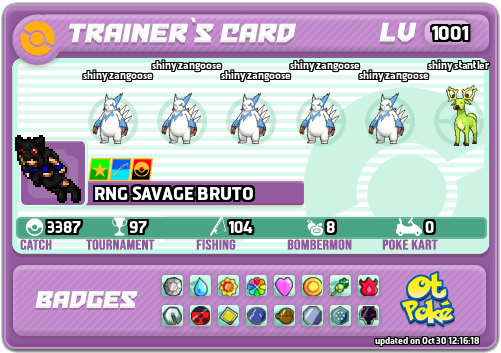 RNG SAVAGE BRUTO Card otPokemon.com