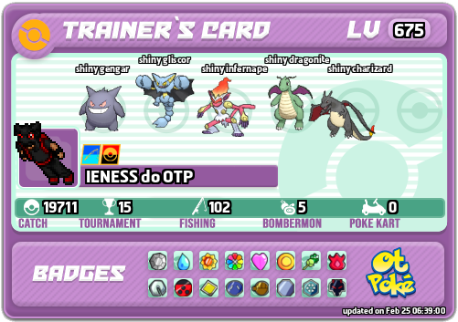 IENESS do OTP Card otPokemon.com