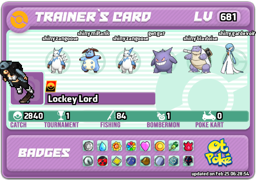 Lockey Lord Card otPokemon.com