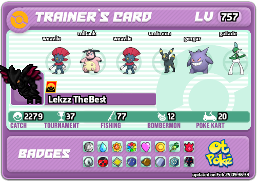 Lekzz TheBest Card otPokemon.com