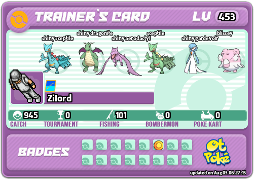 Zilord Card otPokemon.com