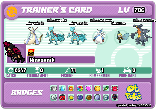 Ninazenik Card otPokemon.com