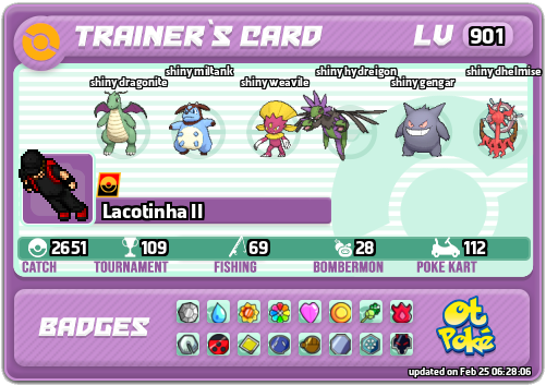 Lacotinha II Card otPokemon.com