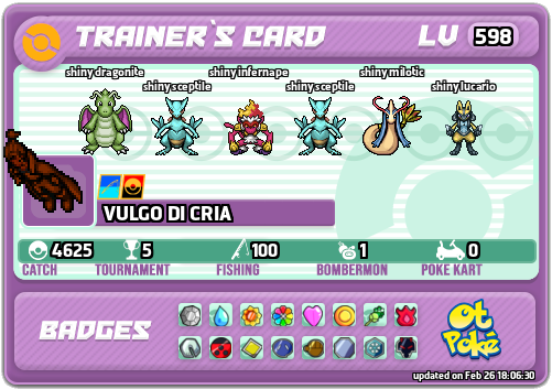 VULGO DI CRIA Card otPokemon.com