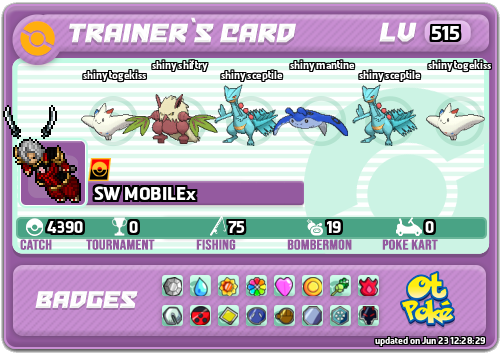 SW MOBILEx Card otPokemon.com