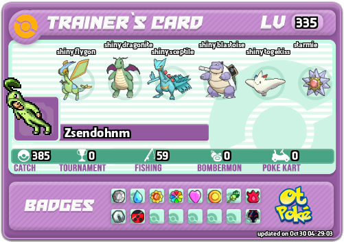 Zsendohnm Card otPokemon.com
