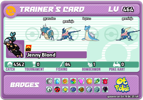 Jenny Blond Card otPokemon.com