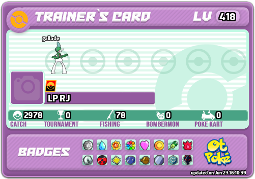 LP RJ Card otPokemon.com
