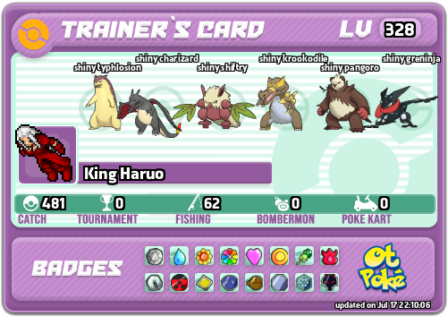 King Haruo Card otPokemon.com