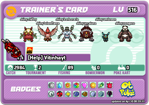 [Help] Vitinhayt Card otPokemon.com