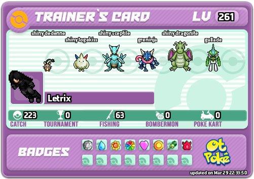 Letrix Card otPokemon.com