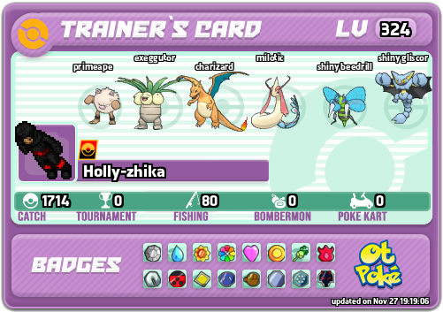 Holly-zhika Card otPokemon.com