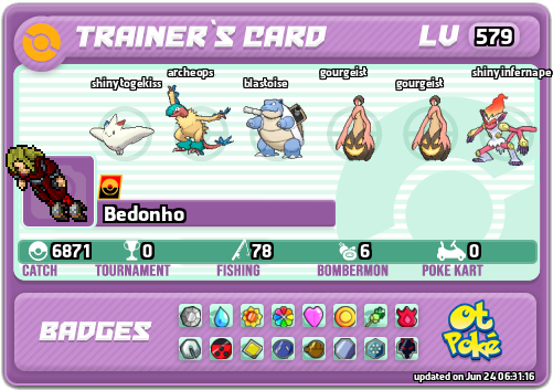 Bedonho Card otPokemon.com
