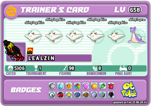 L E A L Z I N Card otPokemon.com