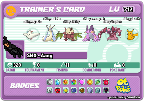 SNX - Aang Card otPokemon.com