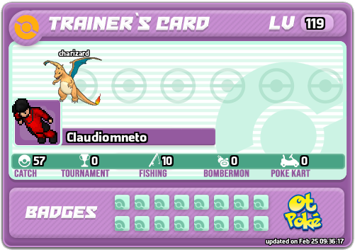 Claudiomneto Card otPokemon.com