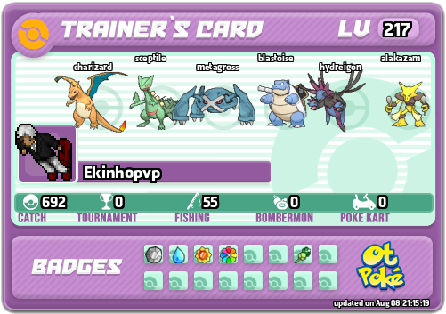 Ekinhopvp Card otPokemon.com