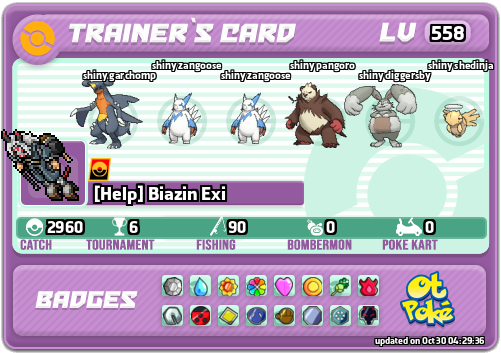 [Help] Biazin Exi Card otPokemon.com