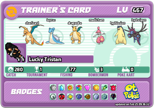 Lucky Tristan Card otPokemon.com