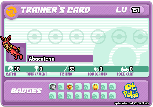 Abacatena Card otPokemon.com