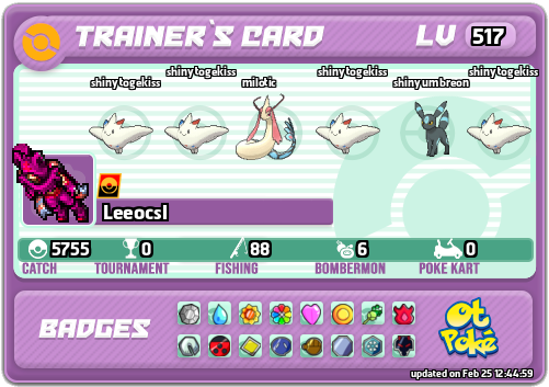 Leeocsl Card otPokemon.com