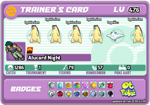 Alucard Night Card otPokemon.com