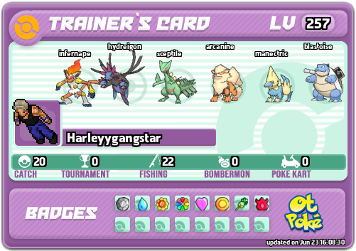 Harleyygangstar Card otPokemon.com