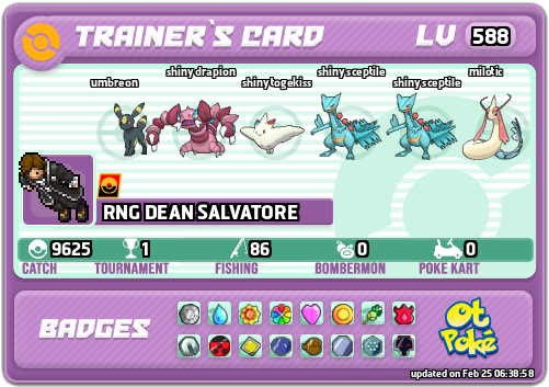 RNG DEAN SALVATORE Card otPokemon.com