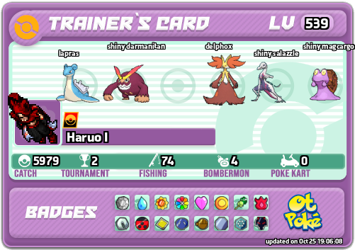 Haruo I Card otPokemon.com