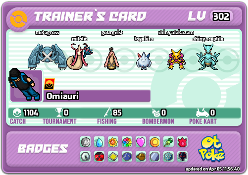 Omiauri Card otPokemon.com