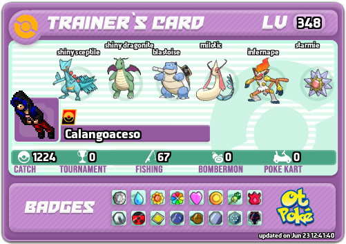 Calangoaceso Card otPokemon.com