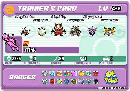 zTink Card otPokemon.com