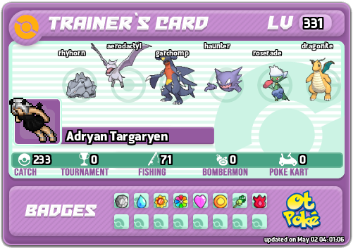 Adryan Targaryen Card otPokemon.com