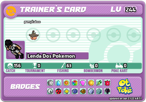 Lenda Dos Pokemon Card otPokemon.com