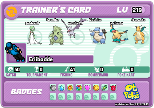 Eriibodde Card otPokemon.com