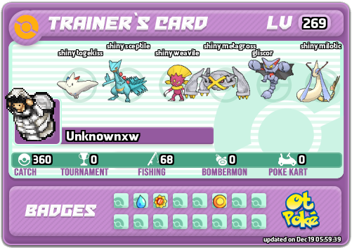 Unknownxw Card otPokemon.com