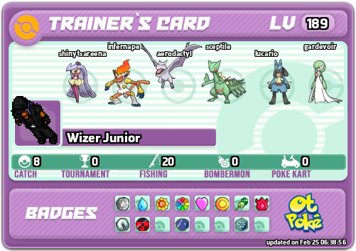 Wizer Junior Card otPokemon.com